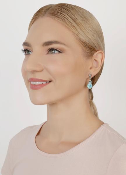 Blau - Sabrina Vintage - Ohrringe von Konplott